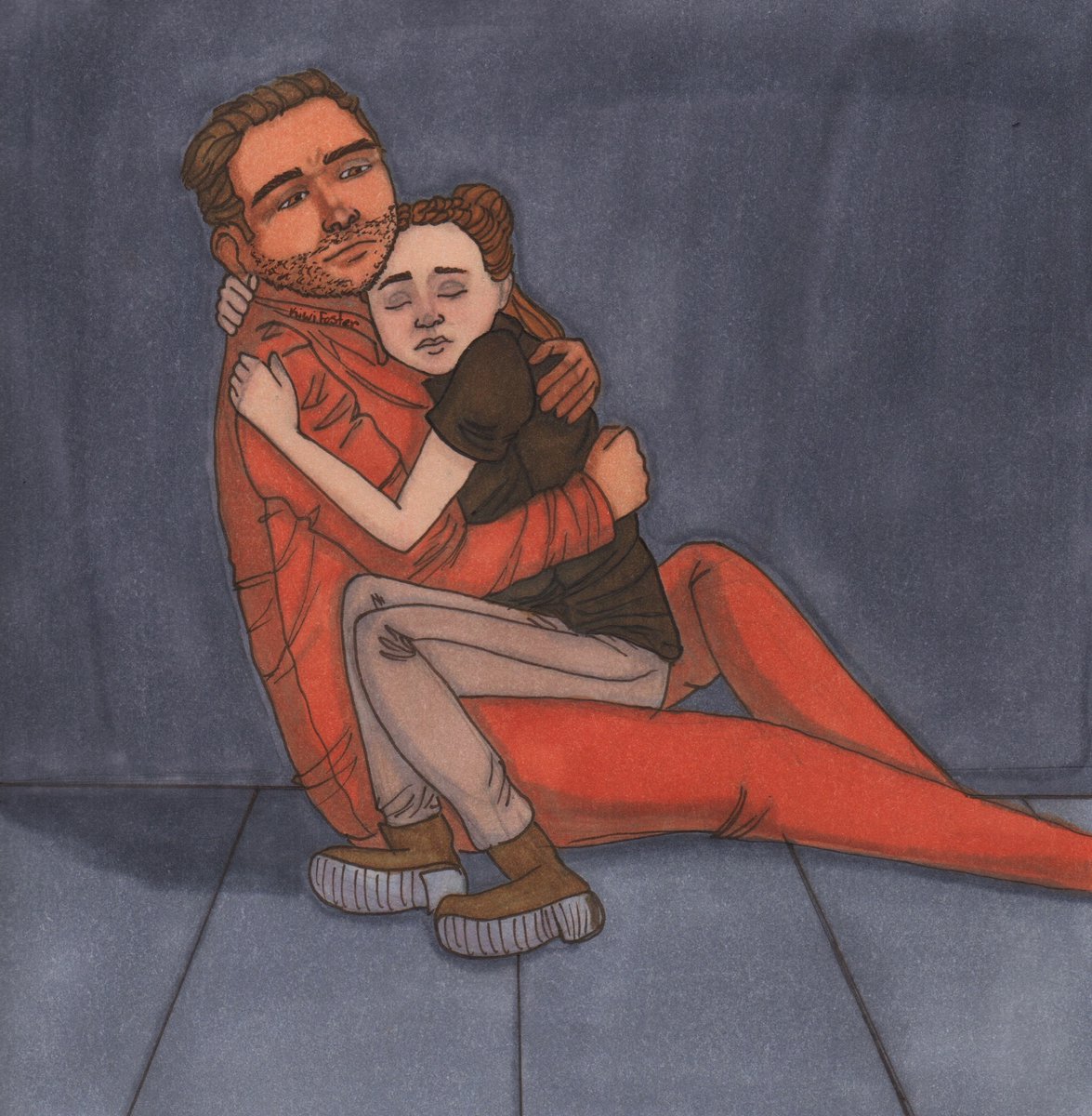 Kiwi_Foster's tweet photo. Mistift finds Misfit. 
My darling void, this is the definition of a #brotp! Check the link, to see more art, and check out #lostinspace for more of this precious duo!
https://t.co/uhvyRzw5qd

@MinaSundwall @Nachoserricchio 
#lostinspaceseason2 #lostinspacefanart #art #fanart https://t.co/DeKRHHsbrE