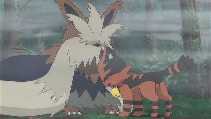 りおさん ポケットモンスターサン ムーン第108話 カプ レヒレの霧の中で お前らガチ泣きしたシーン晒せよ 言われて思い出したのでこれも 死者と合わせる能力を持つカプ レヒレの力でムーランドに再会するニャヒート ニャビーが進化した と昔亡くなった