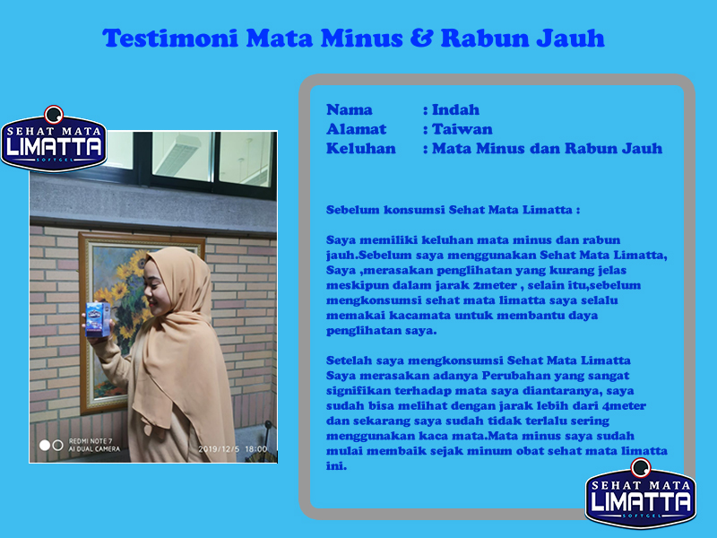 ginaagustinahe1's tweet photo. Alhamdulillah,, testimoni mata minus dan rabun jauh dengan Sehat Mata Limatta π
Untuk order dan tanya-tanya produk WA 085318103354
#sehatmatalimatta #limatta #sehatmata #obatrabunjauh #obatmataminus #cod #kirimbarangdulu https://t.co/nYkbTWUQVy