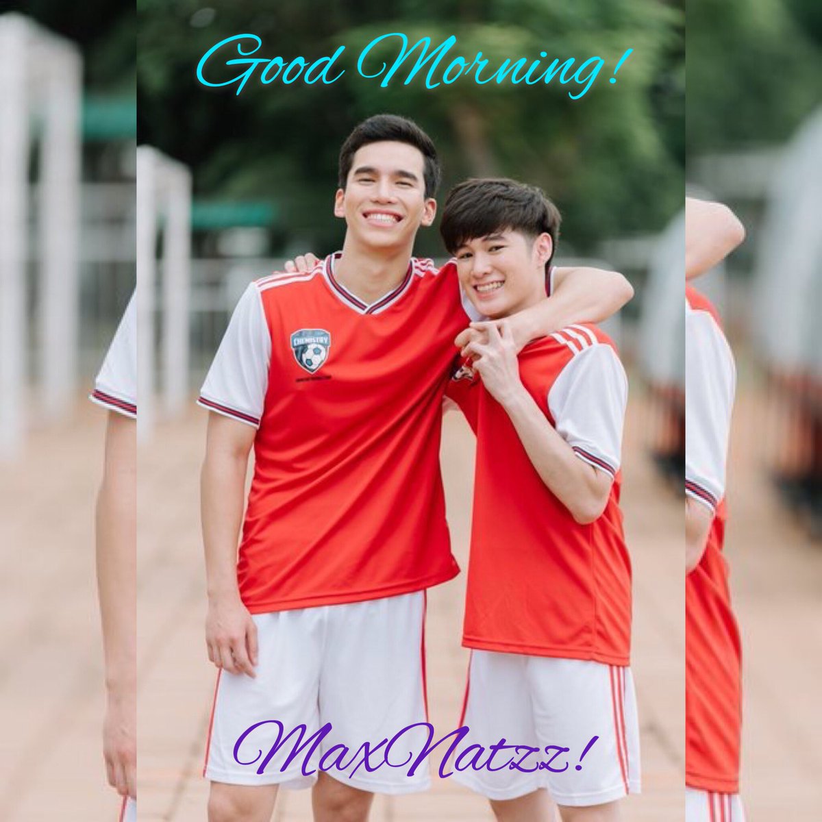 MmaxNatPH's tweet photo. Good Morning, MaxNatzz Sweets! 🍭🍬
•
•
Our Big 🦁 and Little 🦊... spreading sweets to us for a happy and energetic day 😍
•
•
📸 Cr.: @WHYRUTheSeries 
#WHYRUtheseries #เพราะรักใช่เปล่า #DewBlue #MaxNat #Mmaxmax #natasitt #DoMunDiTV #MaxNatPH https://t.co/s3ehVXeuln