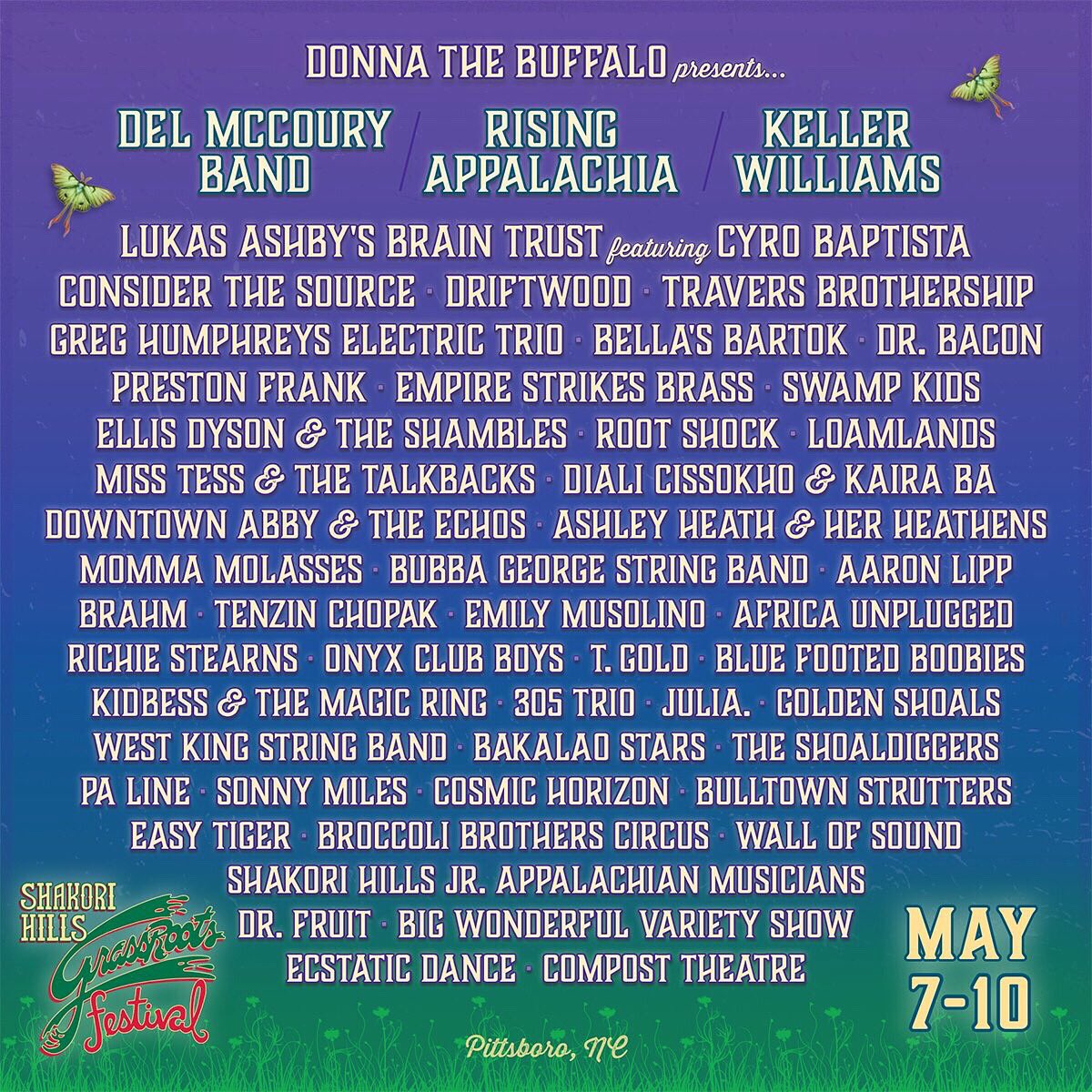 Very stoked to be on <a href="/shakorihills/">Shakori Hills GRoots</a> festival this spring!!
This lineup is absolutely stacked🤘🏼🤘🏼
#shakorihills #rocknroll #bluefootedboobies #musicfestival  
open.spotify.com/artist/6wQmOG6…