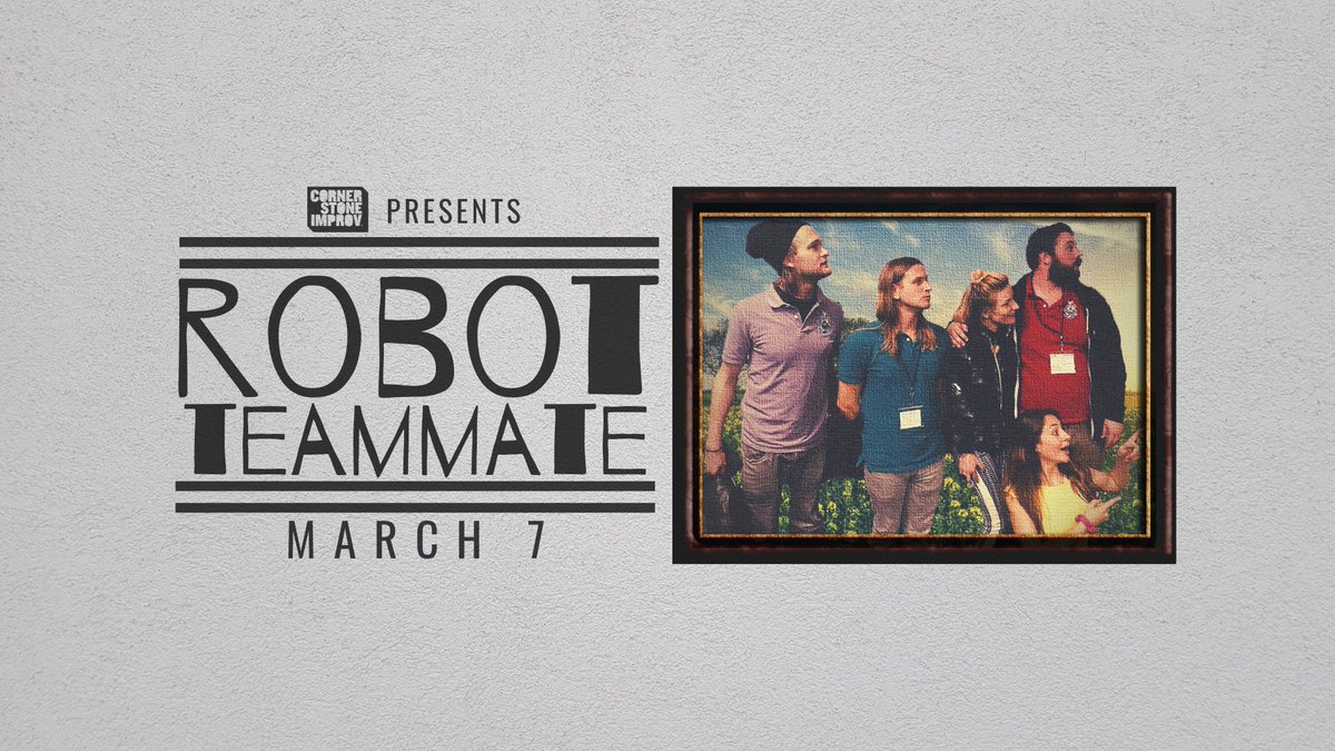 San Diego! We hope you'll join us on March 7 as we take to the stages of @Cornerstone_SD! 7 PM! 🤖 #SanDiego #SD