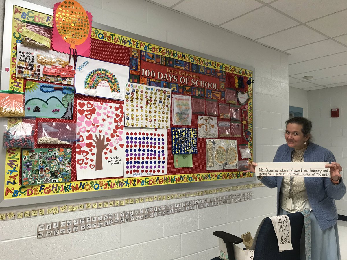 All Kindergarten students at #FoxChapelES celebrated 100th day today. Our devoted K-teachers did not wait to post the students' proud work they did for the special day.  <a href="/MCPS/">MCPS</a> #Kindergarten #100thDayOfSchool