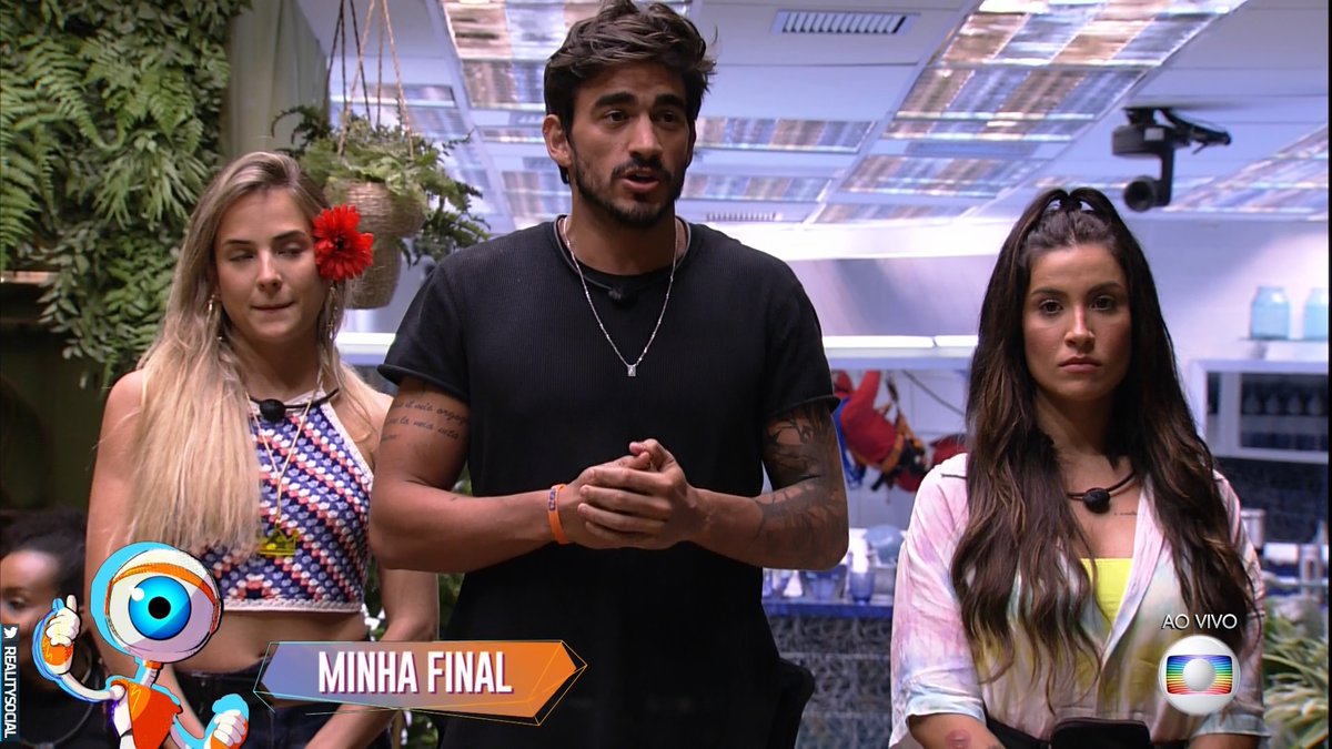 O Gui escolheu a Gabi e Bianca pra uma futura final com ele KKKKKKKKKKKKKKKKKKKKKKKKKKK que clima agradável #BBB20 #RedeBBB
