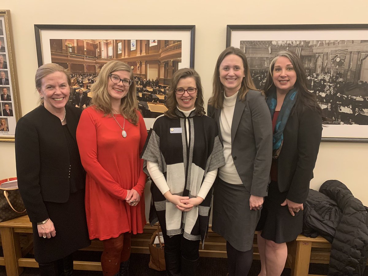 Huge first step toward ensuring sex offenders meet treatment requirements before being transferred back into the community thanks to the leadership, hard work and testimony of these 5 women. #coleg #SaferCO #HealthyCO #MeToo