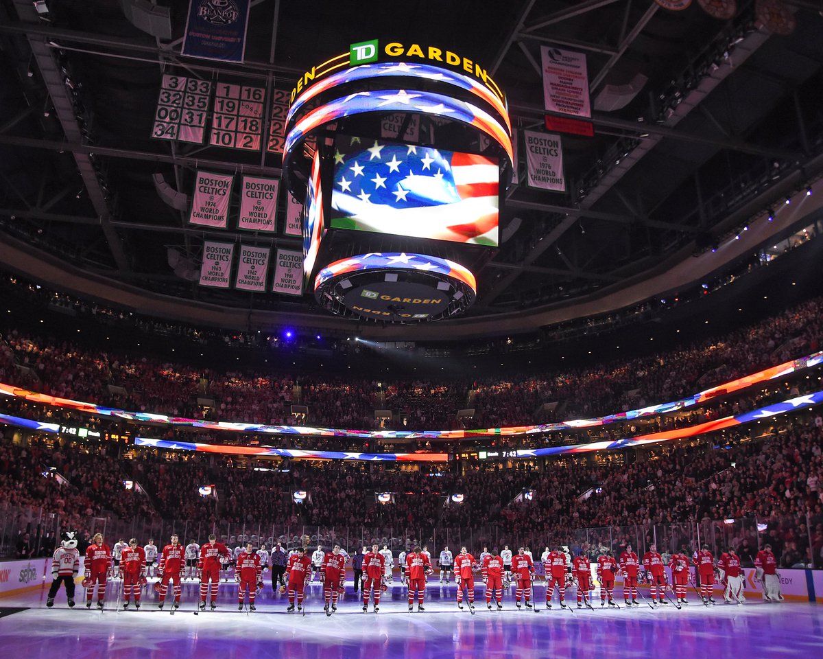 Td Garden On Twitter Largest Crowd In Beanpot History For