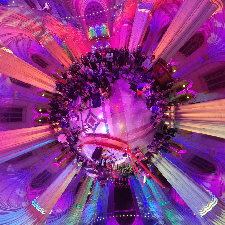millerSTEM's tweet photo. Enjoyed a #360 view of #SeeingDeeper at the @WNCathedral tonight. It looked amazing with all of the chairs removed. https://t.co/1DRV5FEQl8 https://t.co/rZL7jiUByG