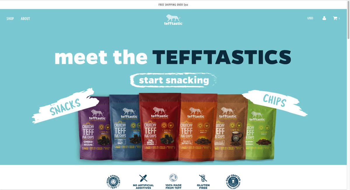 Meet the #tefftastics ! Sumptuous snacks made from Pure Organic #Ethiopian Ethiopian Black Teff #Ethiopia  . Start snacking here  gardenofcoffee.com/collections/te…   or  here tefftasticeats.com