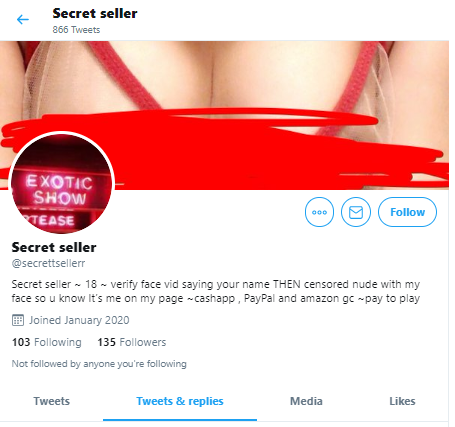 STILL RUNNING & SCAMMING? Update: #OnBlast Underaged SCAMMER'S current accounts:- @sexxysinnner-@sexy_secrets32/@selersecrett => @secrettsellerrStill UNDERAGE, selling content & scamming; STILL ILLEGAL/WRONG! #RT &  #REPORT HER ACCOUNTS to Twitter CSE:  https://help.twitter.com/forms/cse 
