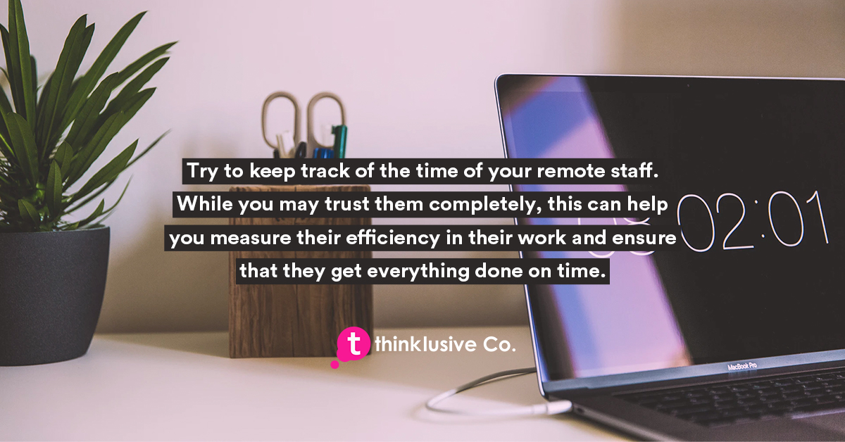 ThinklusiveCo's tweet image. Don't neglect your VA's/Remote Staff. They might think you do not care about them and just do whatever they want.

#virtualwork #virtualworklife #virtualworker #thevirtualsavvy