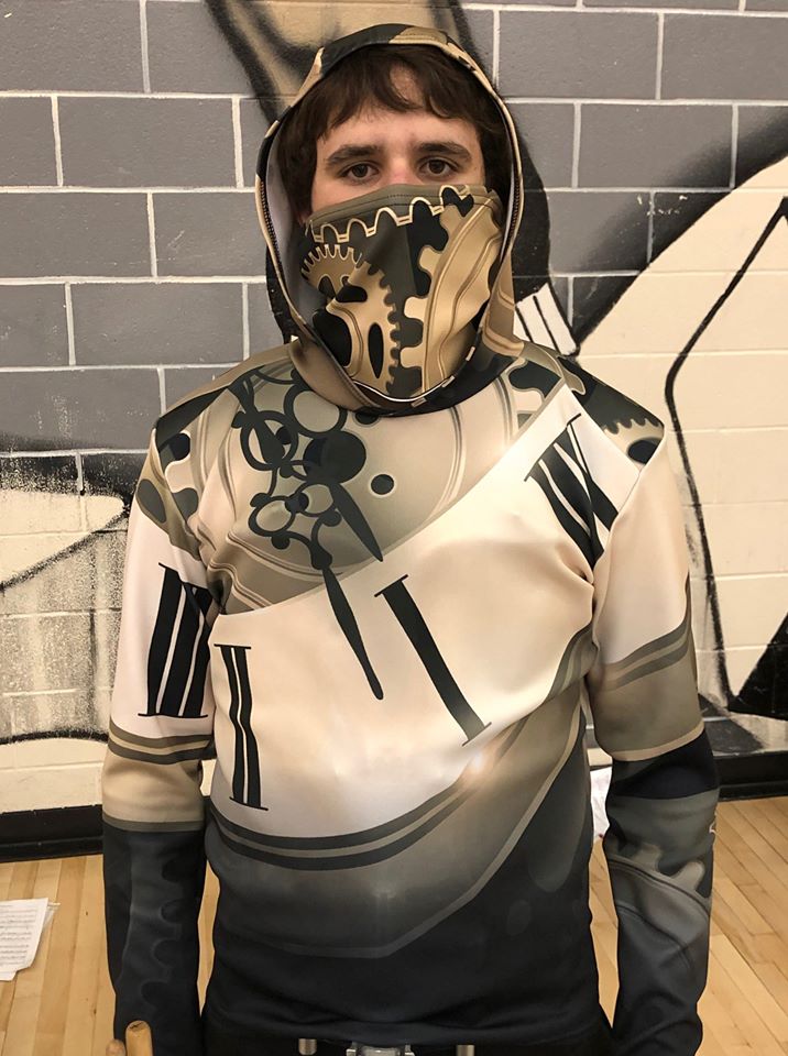 G2_Performance's tweet photo. Millbrook! Now this is how you enter the new DrumLine season with confidence! Thanks for choosing G2 once again! #G2Indoor #FURB #FURBHoodie #FURBHoodieMask #EngineeredPerformanceApparel #timewarp @mhsbba https://t.co/GykFSVUOra