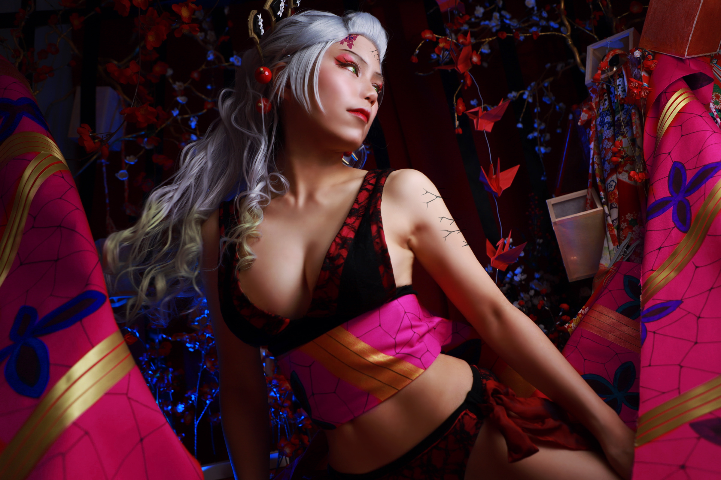 Daki Demon Slayer косплей