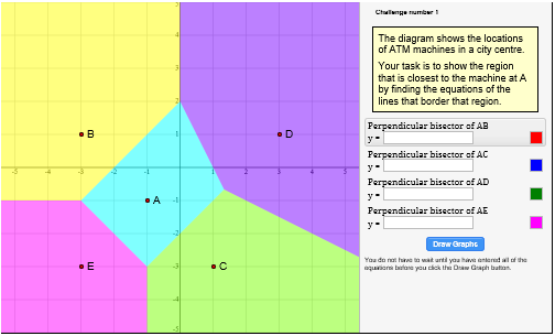 Transum's tweet photo. The first part of a planned series of activities on #Voronoi Diagrams is now ready to be used:

https://t.co/fNenzaUEol

More ideas for activities coming soon.

#Maths #learning #ibmaths #ibmath #math #ib #ibmathematics #ibmathsl #ibmathAI https://t.co/CAvYJJuqil