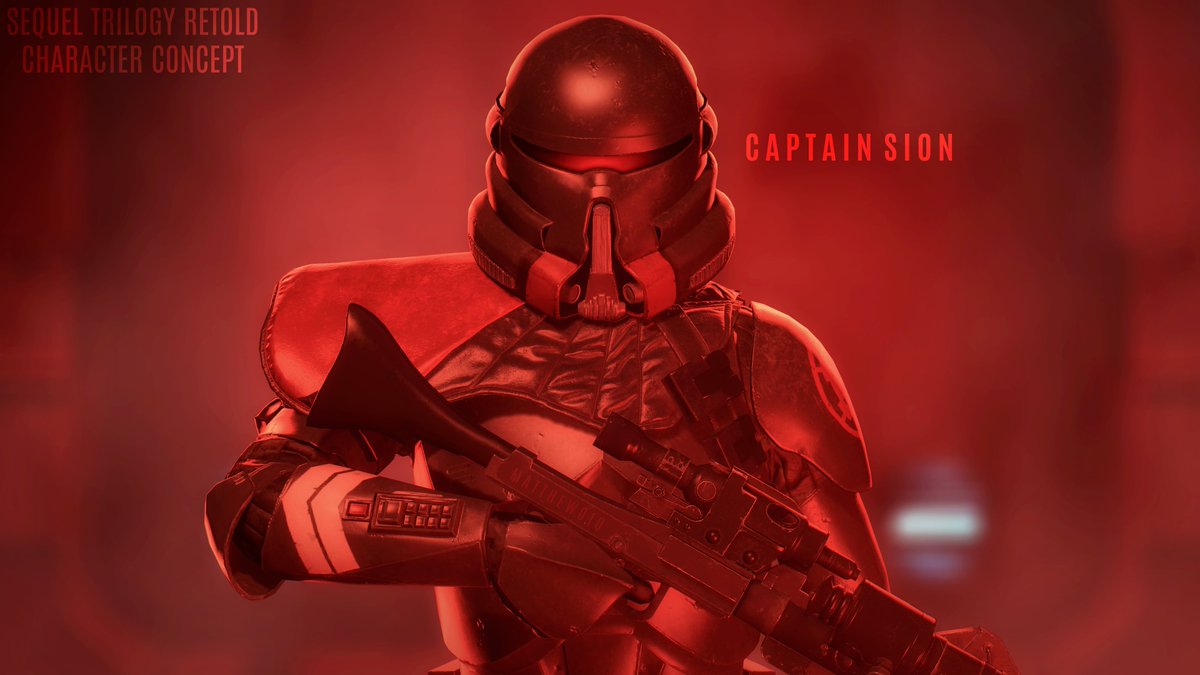 'Like all the rebels... waiting to be slaughtered.' - Captain Sion

Man, I really want to redo the ST where new characters like Finn have more important roles in the story.

#StarWars #JediFallenOrder #SequelTrilogy #PurgeTrooper
#SourceFilmmaker #SFM