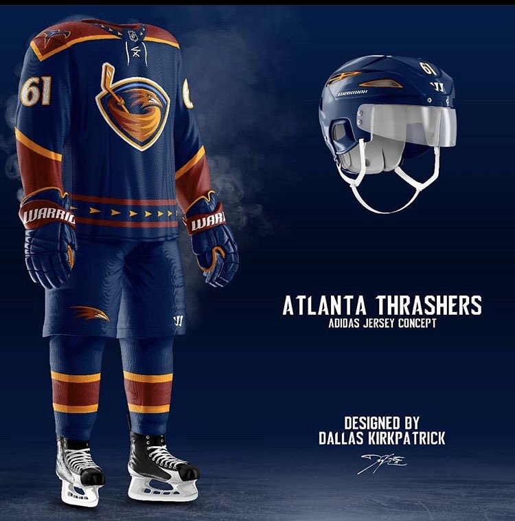 NHL to Atlanta - Atlanta Thrashers Adidas concept jerseys! What do