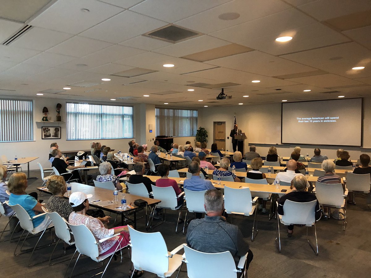 LongevityBioIm1's tweet photo. A great presentation at Naples Daily News Community Room by Dr. William Kapp. Thank you, Beth, NDN and the LPC team for making this a successful event! ♾❤️ #futureofhealthcare #events #lpc #naples #naplesdailynews #swfl #community #proactive https://t.co/2Q8te9Pd6s