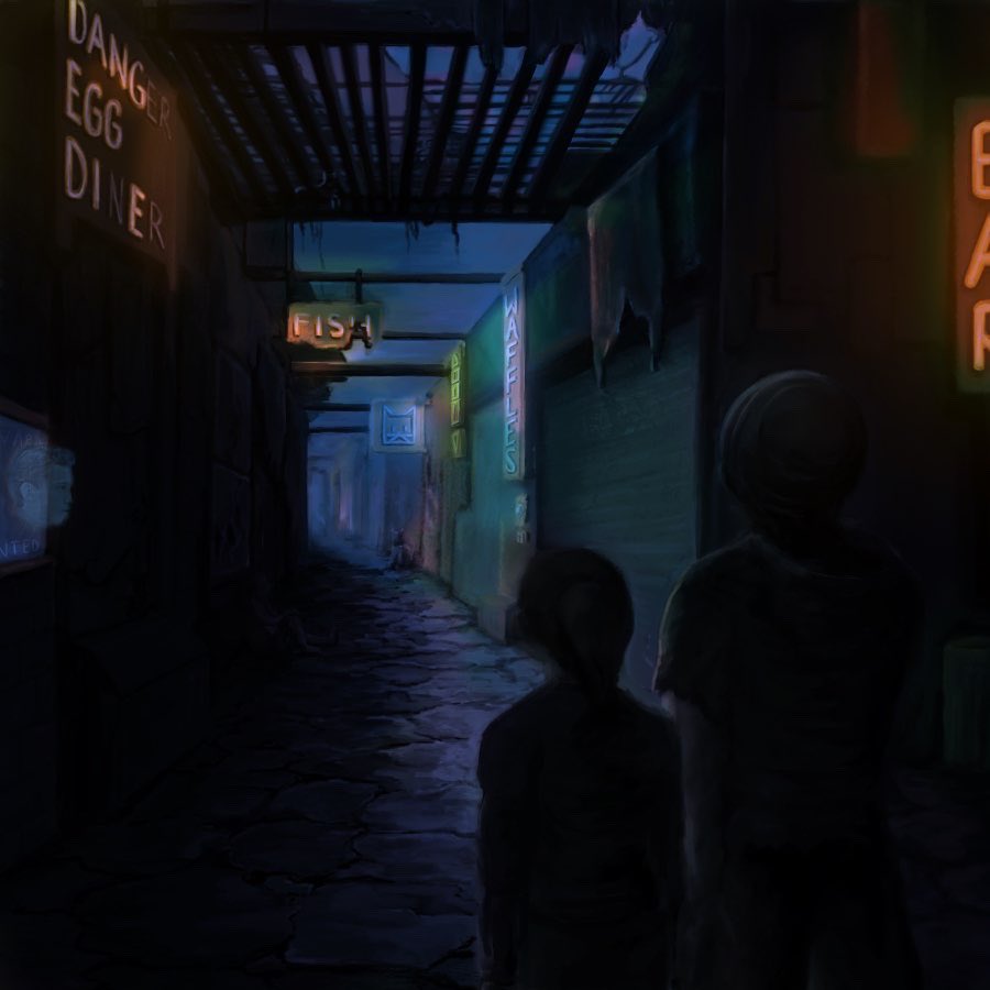 Amanda Shae Day And Night In The Alley Stream Project Art Artwork Conceptart Dayandnight Digitalpainting Neon Twitch T Co 1gqr7oxapq Twitter