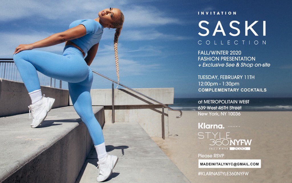 You can find us viewing the fall/winter @saskicollection tomorrow | RSVP to madeinitalynyc@gmail.com for attendance #nycfashionweek
