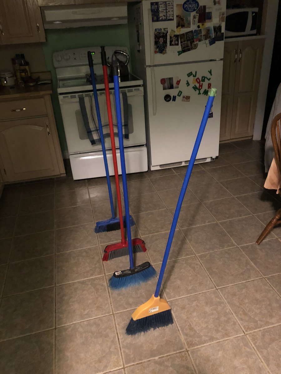 jomurf82's tweet photo. Few brooms otg #NASAbroomchallenge https://t.co/jmzneo3ac8
