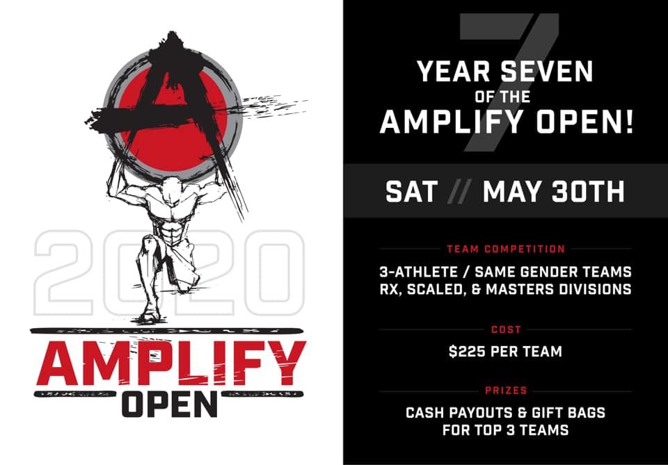Save the date. May 30, 2020.

Year 7 of the Amplify Open. 💪