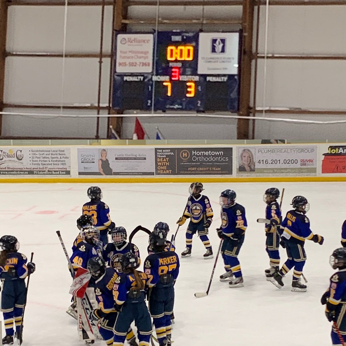 AStorm2009's tweet photo. First game in the bag! #playoffs #1down8togo #battalionofwarriors #gostormgo @pc_storm_hockey https://t.co/uhiRGUoIbn