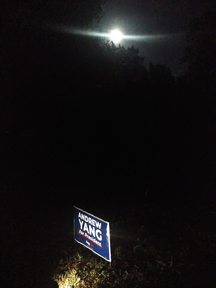 YangGang352's tweet image. It's a magical night to donate. Yang2020.com