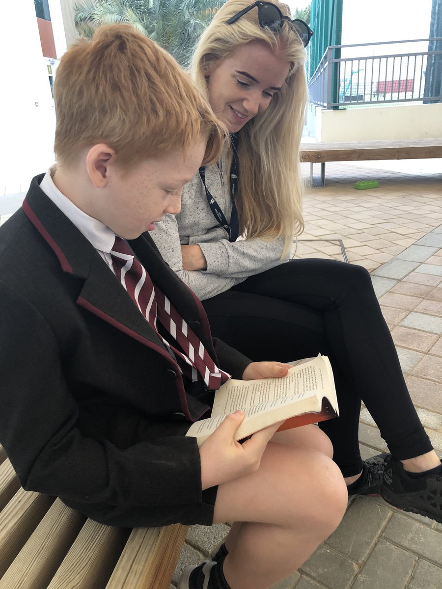 Lucas is reading Harry Potter...’I use many of the words in my story writing!’...brilliant!