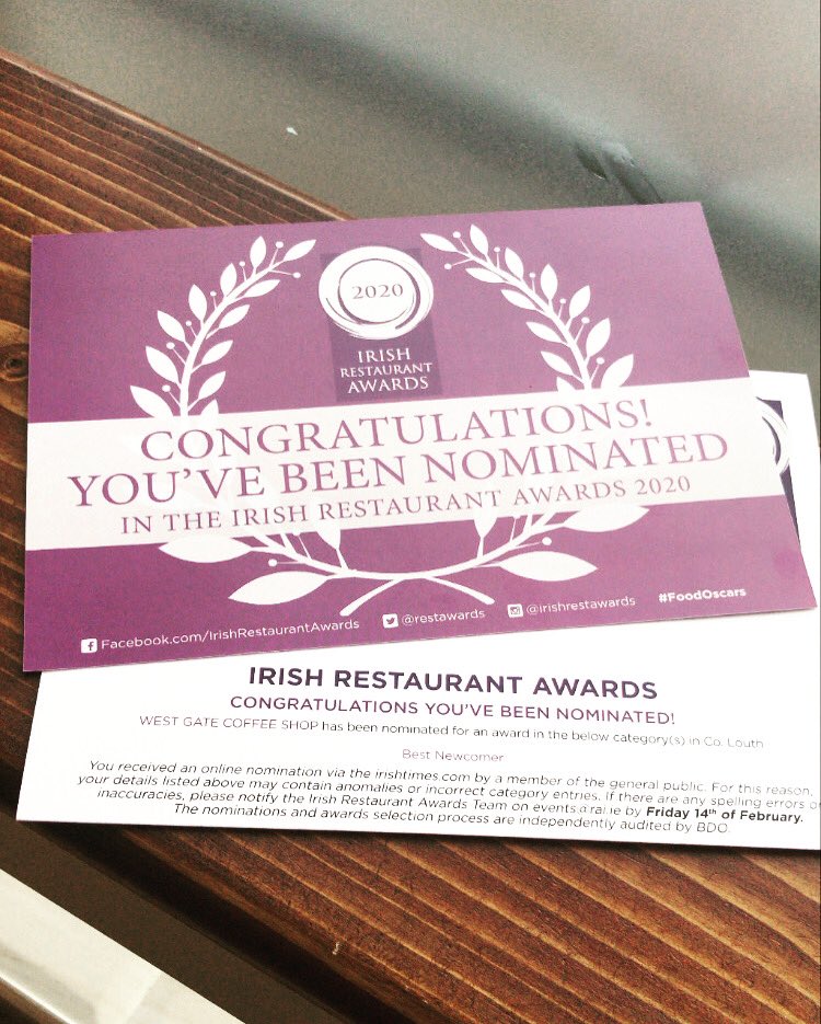 Delighted to receive this in the post this morning. #raiawards #drogheda #leinster