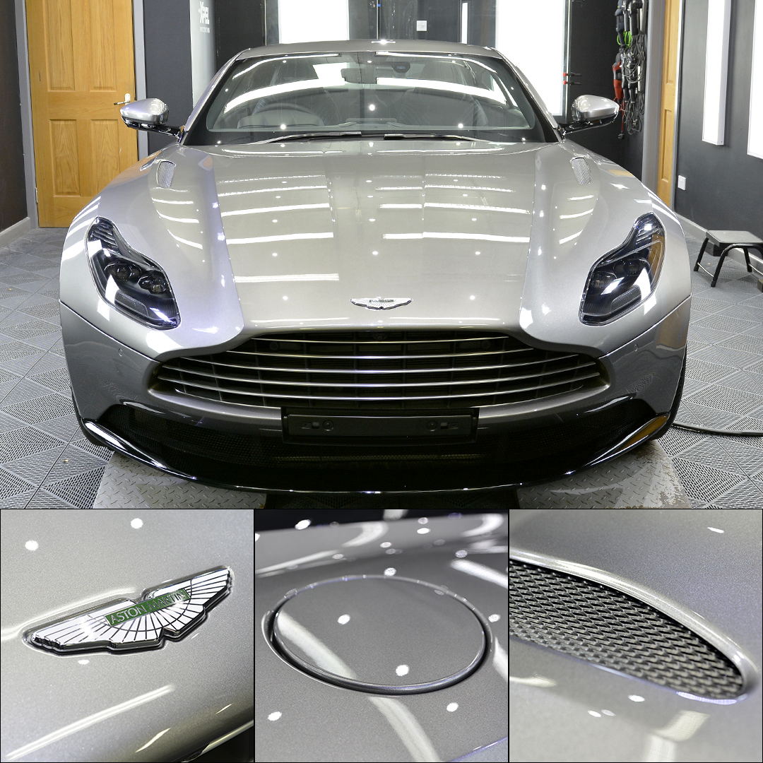 ExclusivCarCare's tweet photo. Aston Martin DB11 treated to a New Car Detail and fully covered in @XPEL_UK Ultimate Plus paint protection film then finished off with Xpel Fusion Ceramic Coating. 

#astonmartin #detailing #xpel #paintprotection #ppf #astonmartindb11 https://t.co/lXDxXa8OiQ