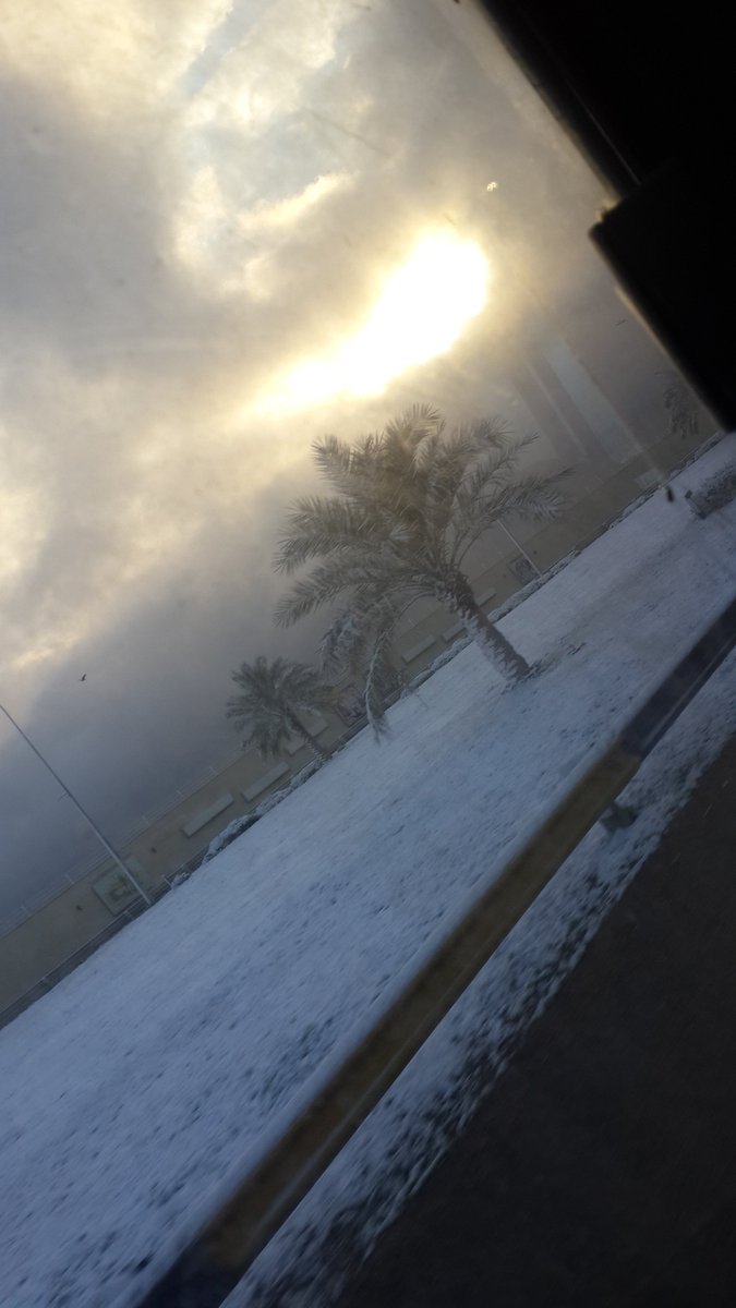 Fabled8's tweet photo. Snow 11/2/2020 Baghdad ❄⛄ https://t.co/G0sKV2QqUZ