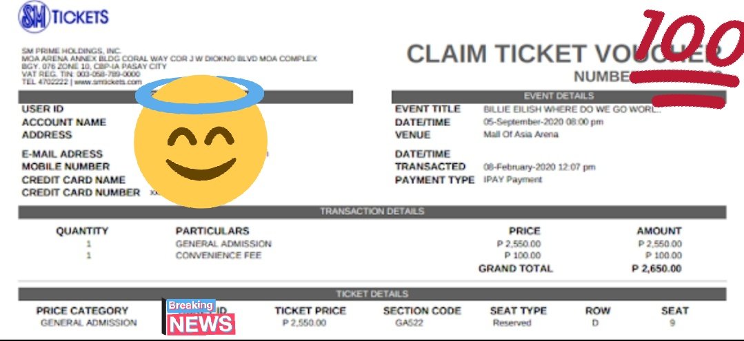 ellemalana's tweet photo. Selling 1 GA ticket for #BillieEilishMNL #MMILive2020 🤗🤗🤗

RFS: Extra tix

Preferably around QC or Makati area https://t.co/tsFv6VaBAl