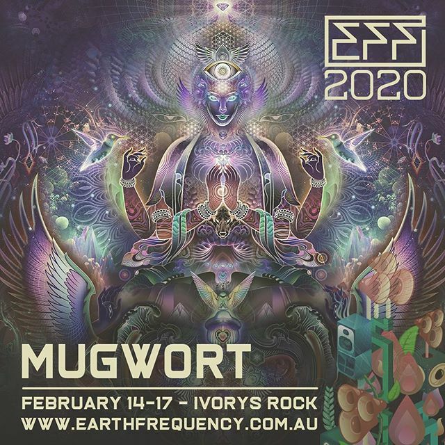 Mmm it’s getting so close we can taste it and this visionary artists is one we are so excited to have with us <a href="/mugwortdesigns/">Mugwort Designs</a> !! 💜⁣⁣
⁣
Check out Mugwort and our other headlining and local visionary artists in the Luminarium Gallery. ⁣
⁣⁣
(Tickets available via the link i…
