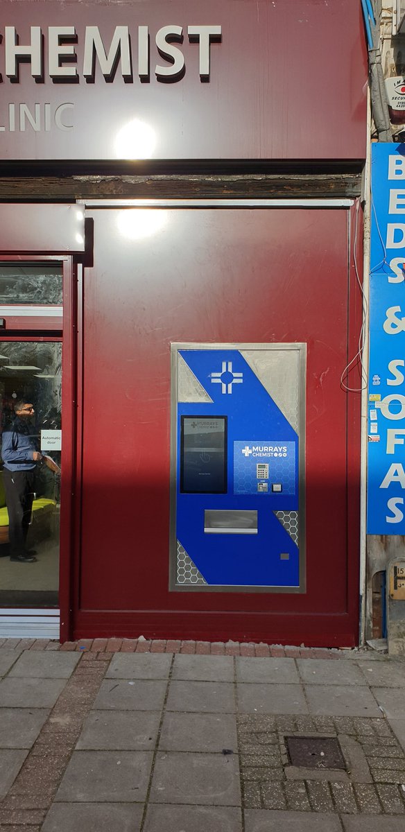 Battled through #stormciara on Sunday to get the #pharmaself24 installed at #murrayschemist in #harrow on Sunday. Now the patients can enjoy 24/7 - 365 prescription collection #transformyourpharmacy Visit pharmaself24.co.uk