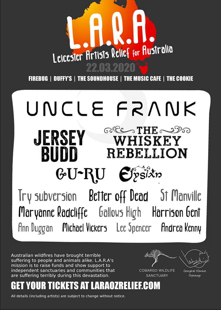 Yes! All manner of shenanigans on 22nd March. Get your tickets now to rebel and help the tens of thousands affected. Rebels Assemble!