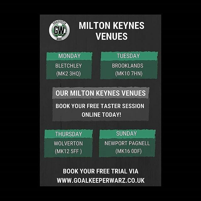 GoalkeeperWarz's tweet photo. MILTON KEYNES βΌοΈ If you're looking for goalkeeper training in the area, GET IN TOUCH WITH USπ
DIFFERENT VENUES, DAYS AND TIMES AVAILABLE πͺ if this is of interest DM us or get in touch with us via the link in our bio
#goal #training #football #goalk⦠https://t.co/s6fKYdO49d https://t.co/c5rKhWE7l9