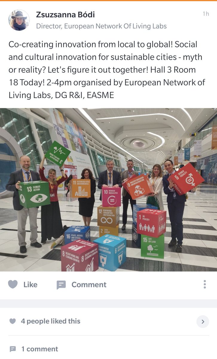 Looking forward to our upcoming session #WUF10 #scalingupchallenge etape2 #abudhabi #social and #cultural innovation for #sustainable cities <a href="/UNaLab_EU/">UNaLab</a> #CLICproject #Ilucidare <a href="/EU_Commission/">European Commission</a> @EU_EASME