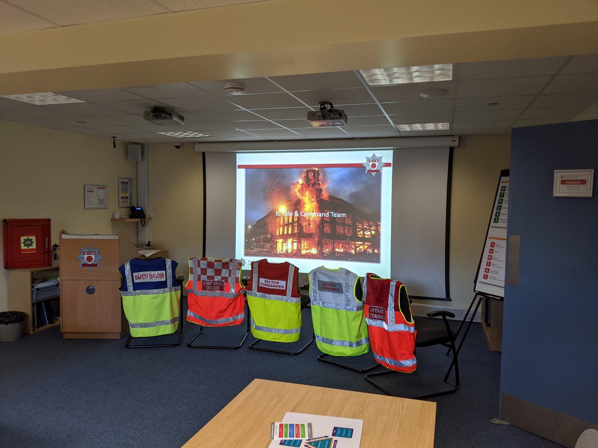 NFRSCTOA's tweet photo. All set up for Day 2 of our Initial Incident Command Course. Today's topics;

Command Team
Sectorisation
Communications
Decision Control Process

Updates to follow

@northantsfire #firefighter #incidentcommand #tabards #notjustfires #alwayslearning https://t.co/1BbEHqCVVd