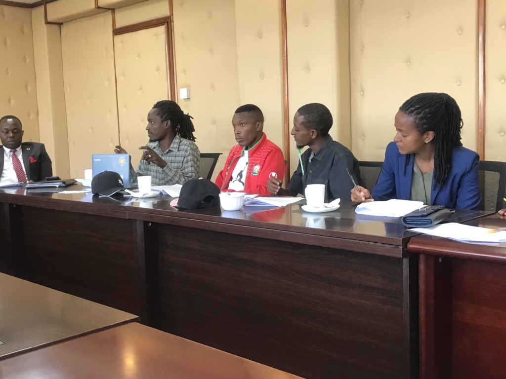 JKorir_K's tweet photo. The Film industry is crucial; not only in preserving our culture, but also in exploiting our rich youth talent for their Economic Empowerment. @SDY_Ke will partner with @kenyafilmcomm &amp; @Multimediakenya to ensure capacity building &amp; development for Youth in the Arts. #Hope4Youth https://t.co/bLQvuBoPfD