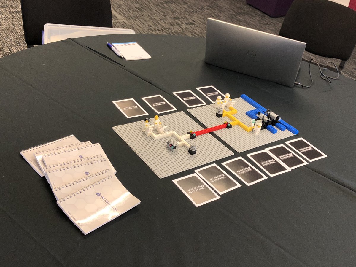 IronshareUK's tweet photo. Preparing for today’s #cyberevent with @ExcaliburCom and @swrccu #SWRCCULego https://t.co/f88TZmS2Tl