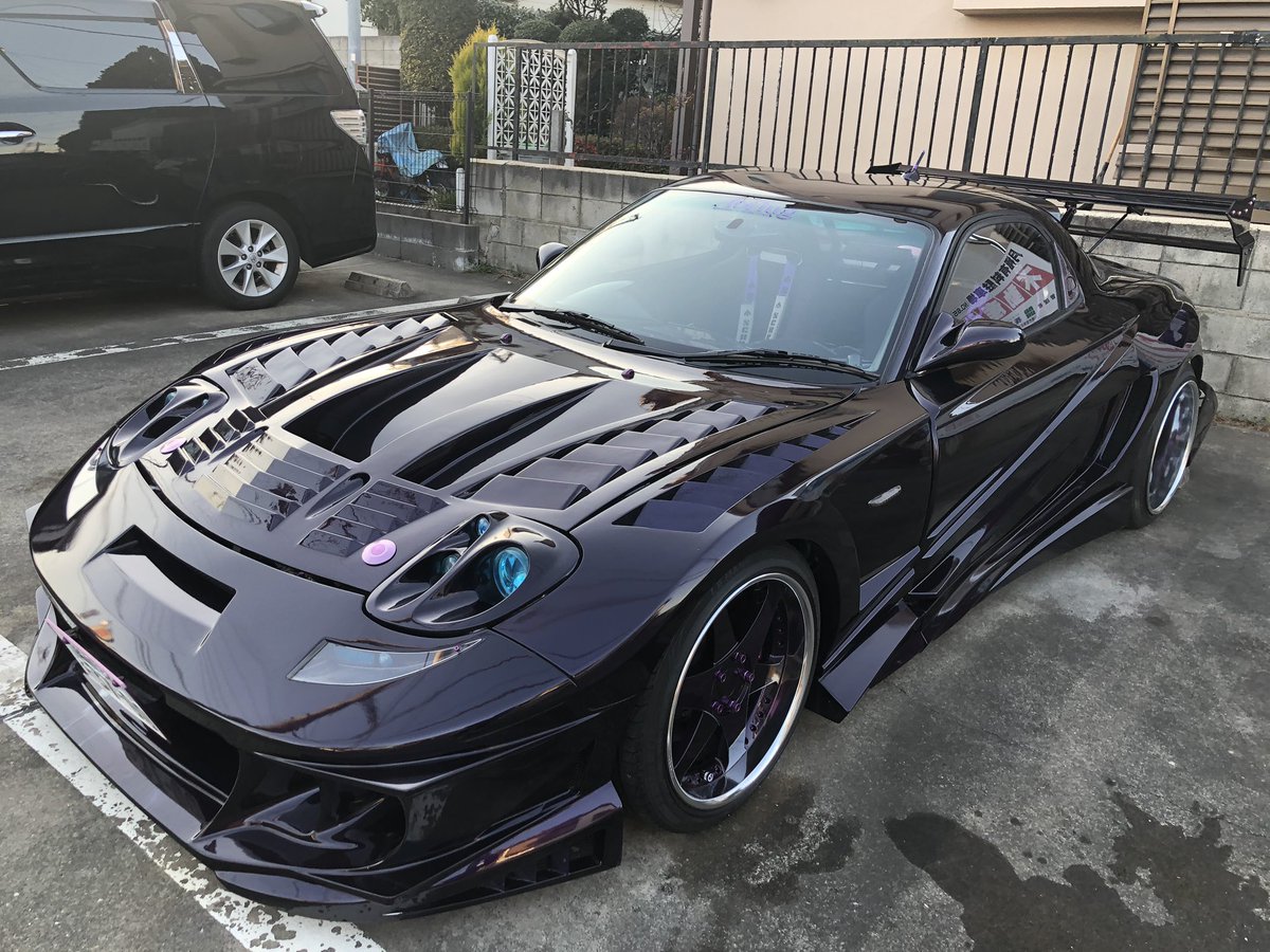 洗車しました。 #Abflug #FD3S #RX7 #purple #anubis #アブフラッグ