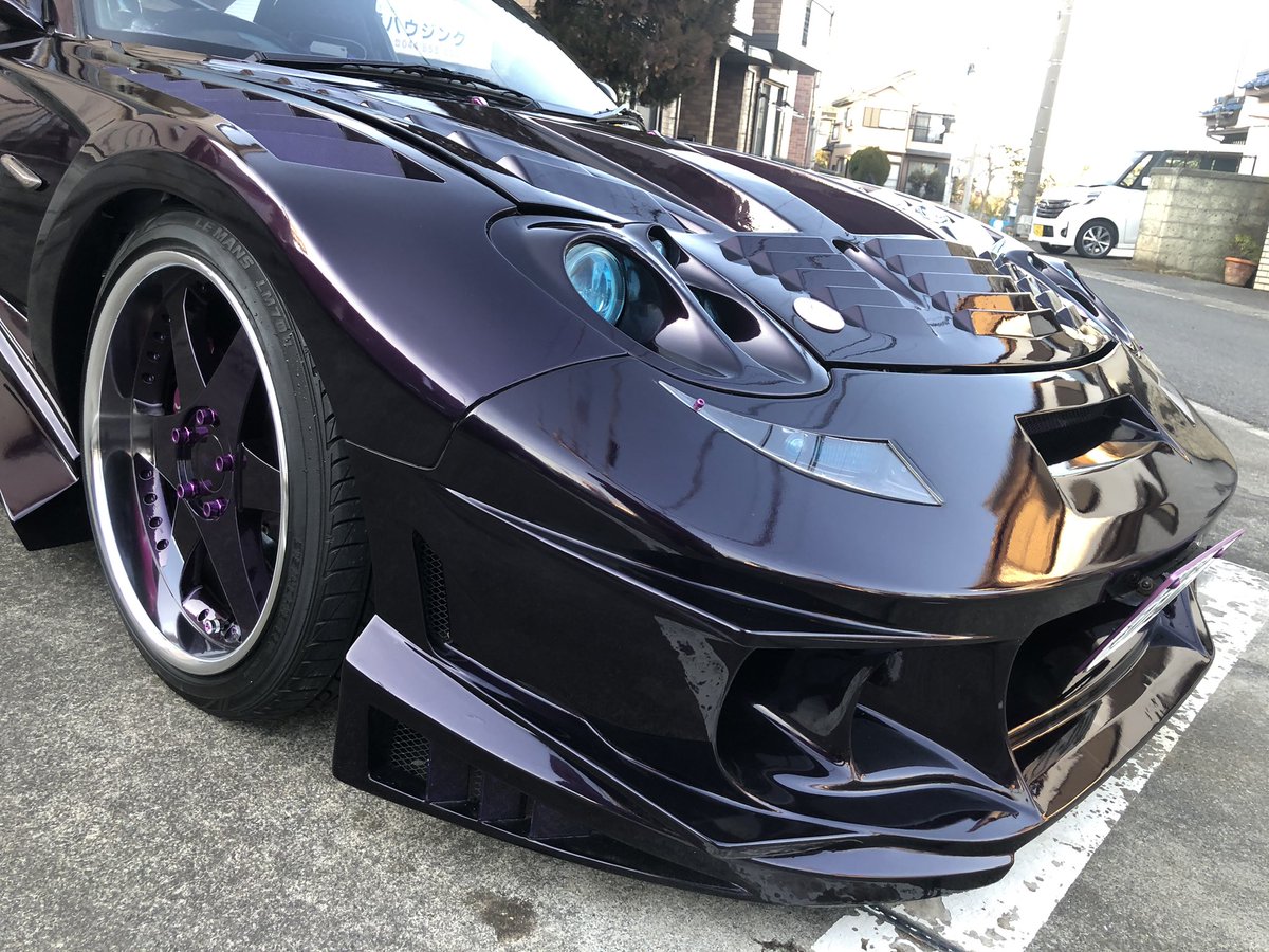 洗車しました。 #Abflug #FD3S #RX7 #purple #anubis #アブフラッグ