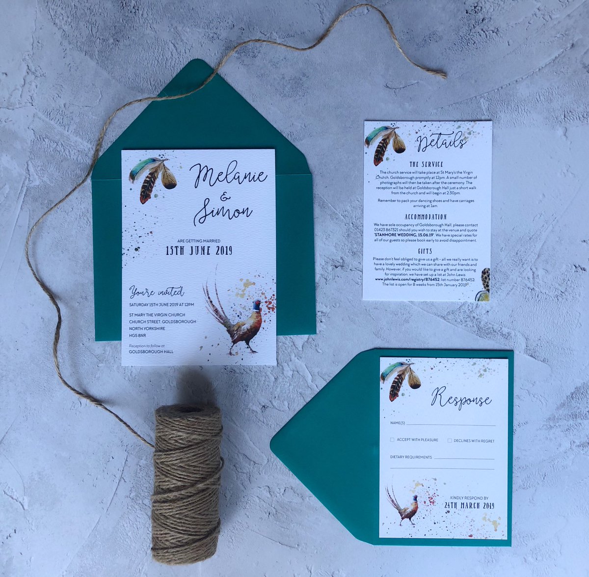 A great way to add colour to any wedding stationery is through envelopes. If you want your invitations to have impact consider those finishing touches, remember envelopes don’t have to be white! 🤍 etsy.me/2w2GiNK
 #envelopes #weddingstationery 
 #weddinginvites
#weddings