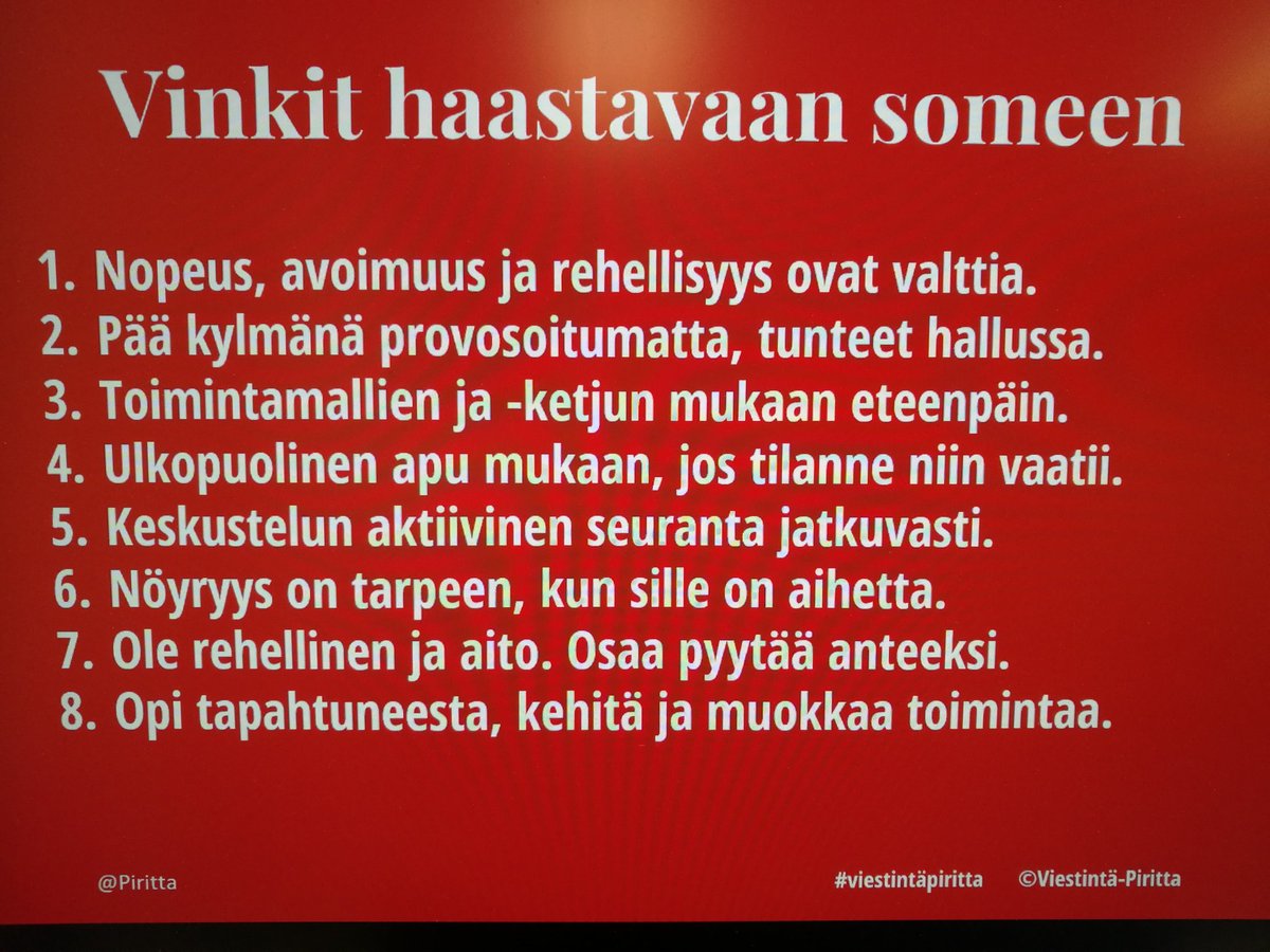 Kattavan webinaarin kiteytys: Vinkit haastavaan someen  w/ <a href="/Piritta/">Piritta Seppälä</a> <a href="/rastorinst/">Rastor-instituutti</a> 
Koko webinaari kohta myös rastorinst.fi