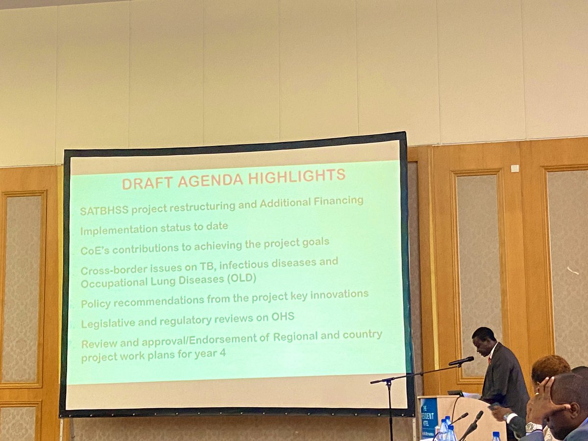 Agenda highlights of  the #6thRACMalawi: (i) SATBHSS restructuring and additional financing (ii) implementation status to date (iii)cross-border issues on TB, infectious diseases and OLD (iv) policy recommendations &amp; regulatory review on OHS (v) endorsement of work plan year 4