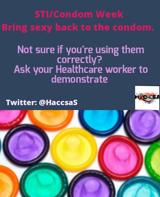 #STICondomweek2020 : this is the perfect opportunity to 'bring sexy back' . Ask your Healthcare provider to demonstrate or if your confident, demonstrate to others... #nothingaboutuswithoutus #access #advocacy <a href="/HastSig/">PHASA Civil Society HAST SIG</a> <a href="/PublicHealthSA/">PHASA</a> @Tekano_SA