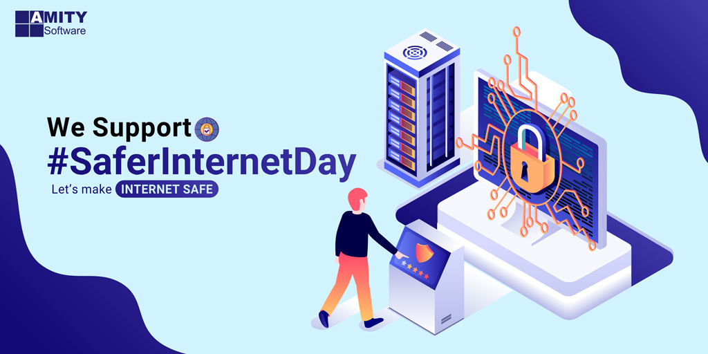 AmitySoftware's tweet photo. The internet is dark and full of terrors. With the increasing accessibility of the internet to everyone, it is our duty to make the internet a safe place for all. We support #SaferInternetDay
#amitysoftware
#internet
#InternetSafety
#internetsafetyday
#InternetSeguro https://t.co/dXuHxqGTnJ