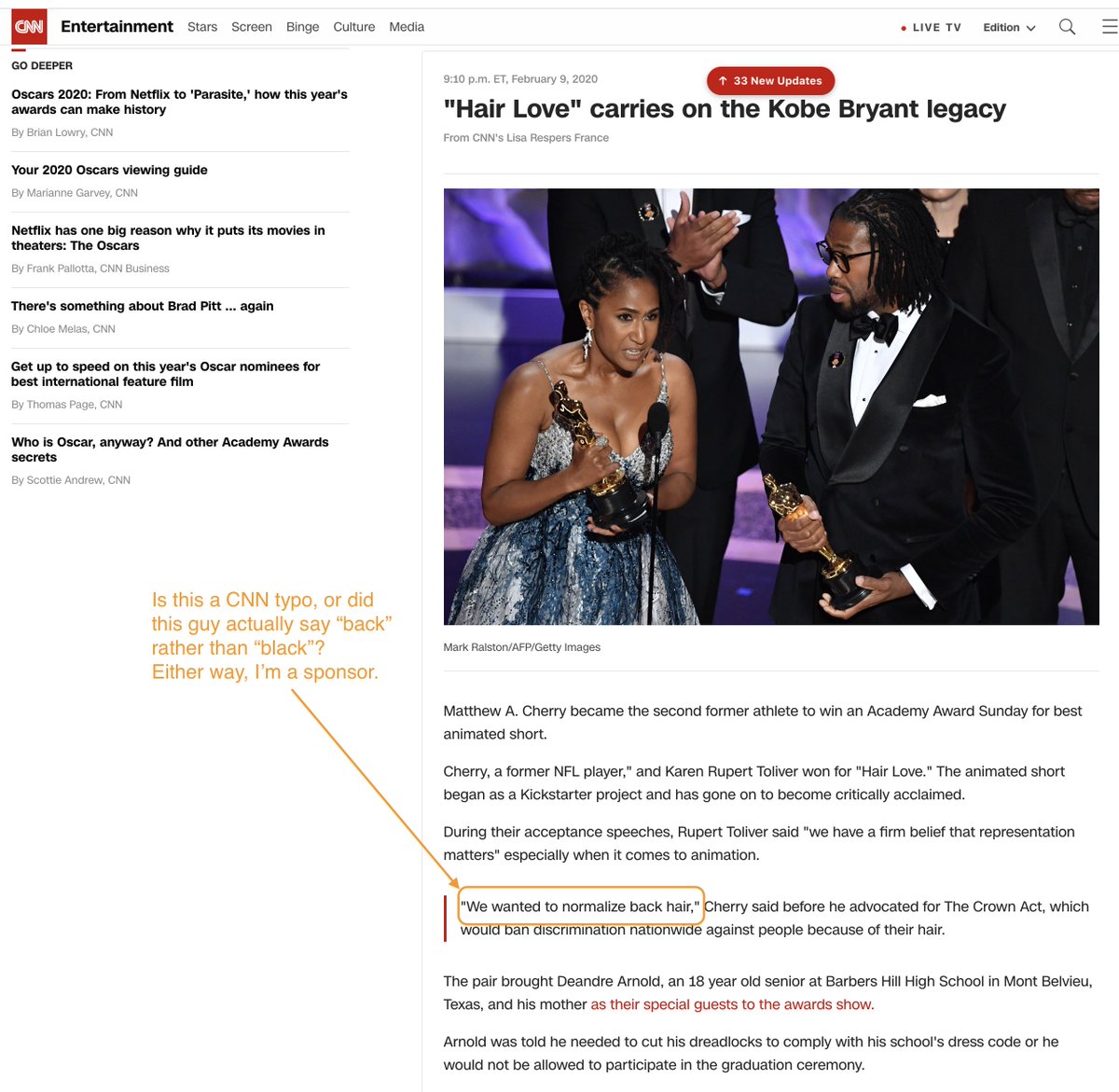 thehitmaker's tweet photo. CNN typo, or another under-represented community getting some attention? https://t.co/PeNENdN2uM