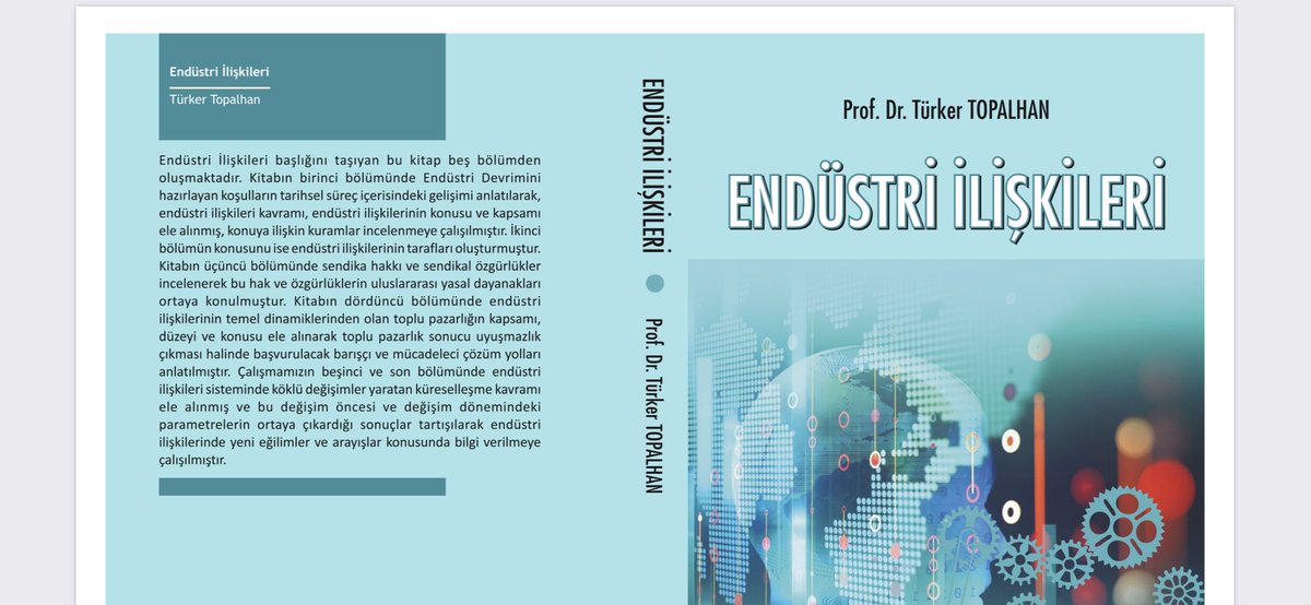 turkertopalhan's tweet photo. Endüstri İlişkileri son düzenlemelerle baskıdan çıktı. https://t.co/h4CqfJQOza