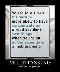 ithinkwellHugh's tweet photo. Stop multi-tasking. We're not very good at it.
When you are trying to do something that demands concentration eg writing, reading, thinking, you need to single task. Turn off all alerts and interruptions. They ruin your concentration.  Single-task. https://t.co/EiimvQz6yU