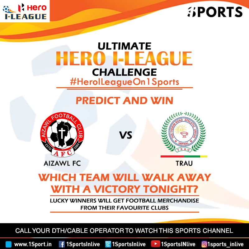 1SportsInLive's tweet photo. #ContestAlert: It's #Contest time. Answer and WIN BIG. Use #HeroIleagueOn1Sports in your replies and also tag your friends. 
@Contest_Hub @ContestsInIndia
#ContestIndia #contests @ILeagueOfficial @AizawlFC @officialtraufc https://t.co/569cUg396M